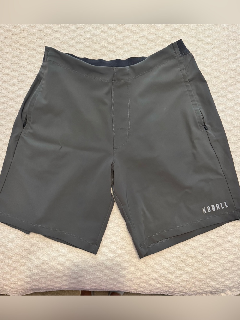 NOBULL Black Athletic Shorts with Waistband Detail